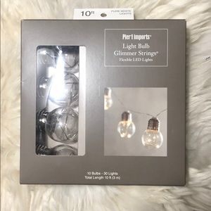 Pier 1 Light Bulb Glimmer Strings